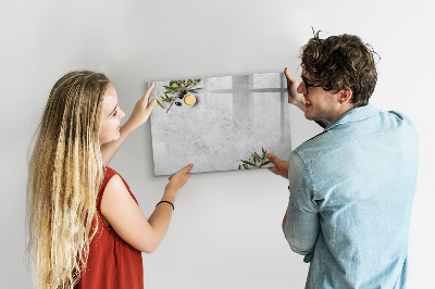 Tableau effaçable magnétique Olives minimalistes