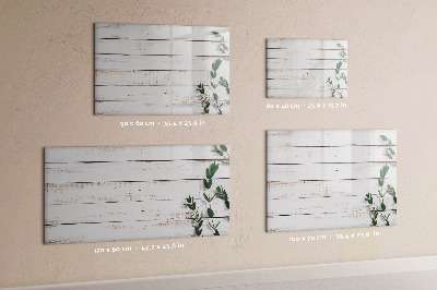 Tableau effaçable magnétique planches de bois