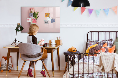 Tableau effaçable magnétique Un bouquet de fleurs