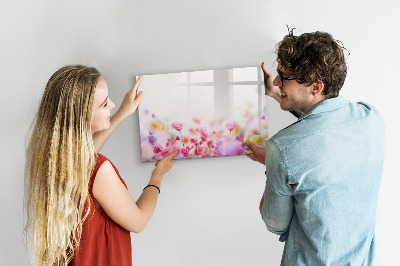 Tableau effaçable magnétique Fleurs dans le pré