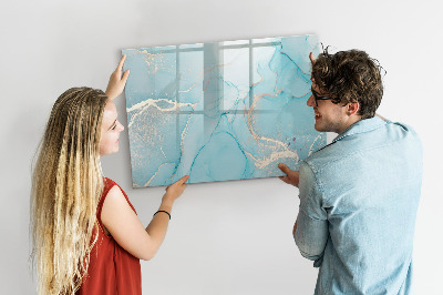 Tableau magnétique mural Marbre décoratif