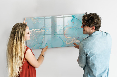 Tableau magnétique mural Marbre décoratif