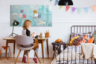 Tableau magnétique mural Marbre décoratif