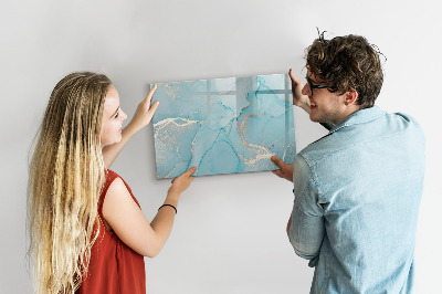 Tableau magnétique mural Marbre décoratif