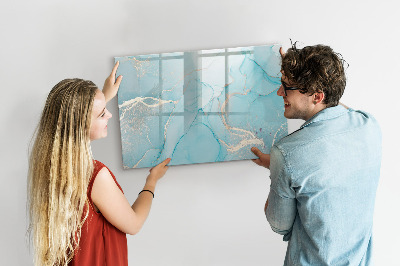 Tableau magnétique mural Marbre décoratif
