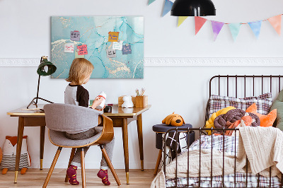 Tableau magnétique mural Marbre décoratif