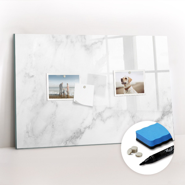 Tableau effaçable magnétique Marbre