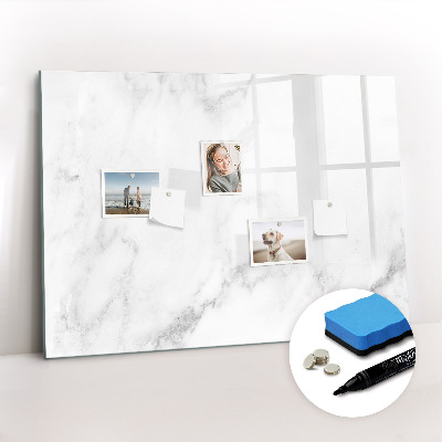 Tableau effaçable magnétique Marbre