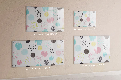 Tableau verre magnétique Motif géométrique