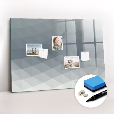 Tableau effaçable magnétique Abstraction des vagues