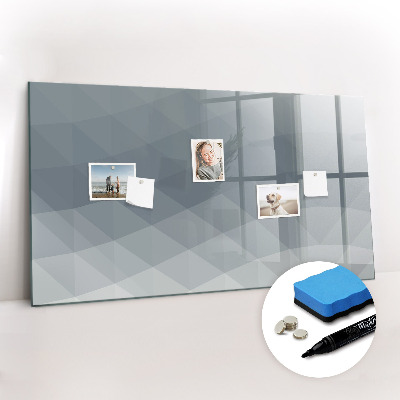 Tableau effaçable magnétique Abstraction des vagues