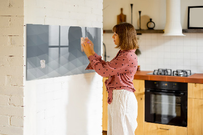 Tableau effaçable magnétique Abstraction des vagues