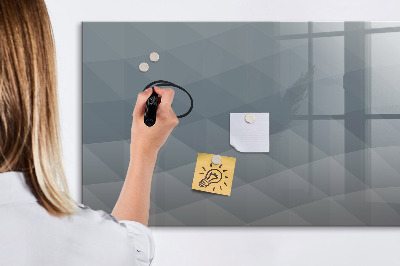 Tableau effaçable magnétique Abstraction des vagues