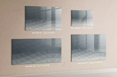 Tableau effaçable magnétique Abstraction des vagues