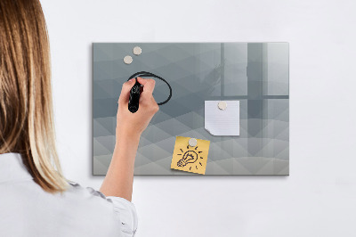 Tableau effaçable magnétique Abstraction des vagues