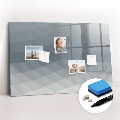 Tableau effaçable magnétique Abstraction des vagues