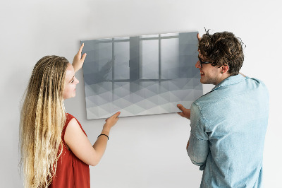 Tableau effaçable magnétique Abstraction des vagues