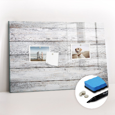 Tableau effaçable magnétique planches peintes