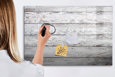 Tableau effaçable magnétique planches peintes