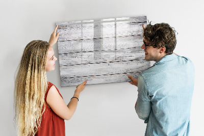 Tableau effaçable magnétique planches peintes