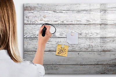 Tableau effaçable magnétique planches peintes
