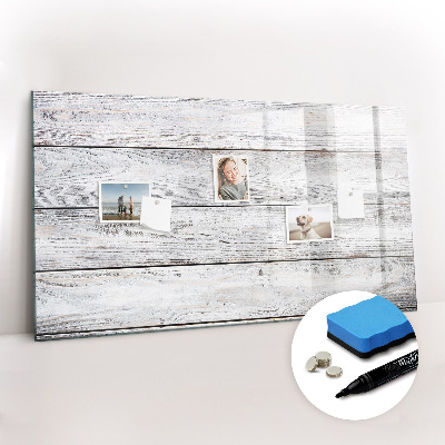 Tableau effaçable magnétique planches peintes