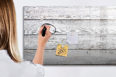 Tableau effaçable magnétique planches peintes