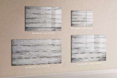 Tableau effaçable magnétique planches peintes