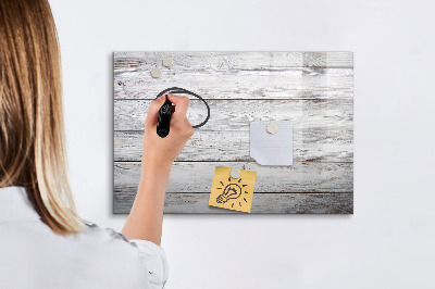 Tableau effaçable magnétique planches peintes