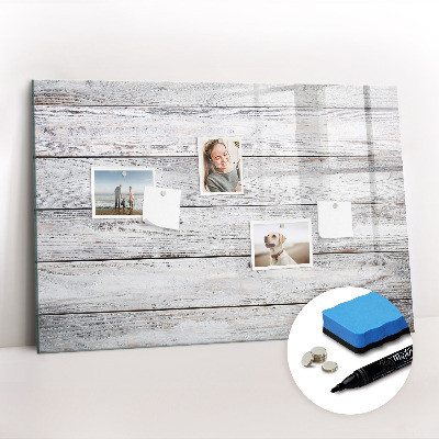 Tableau effaçable magnétique planches peintes
