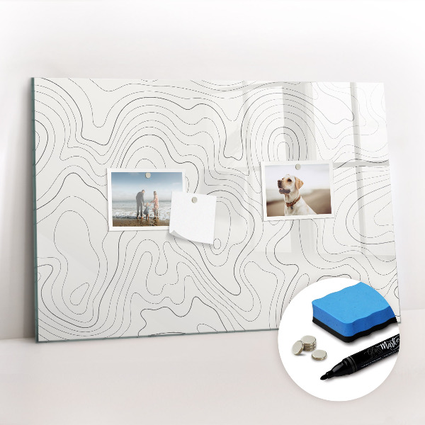 Tableau effaçable magnétique Taches d'abstraction