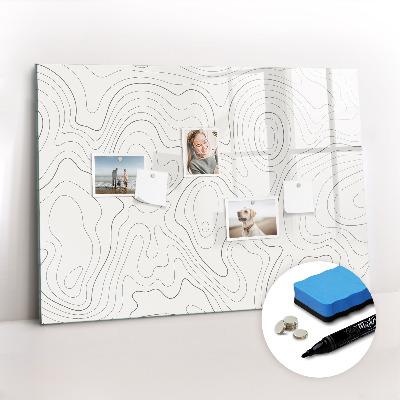 Tableau effaçable magnétique Taches d'abstraction