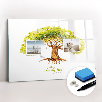 Tableau effaçable magnétique Arbre généalogique
