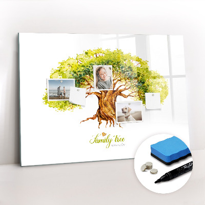 Tableau effaçable magnétique Arbre généalogique