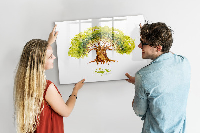 Tableau effaçable magnétique Arbre généalogique