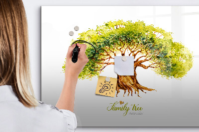 Tableau effaçable magnétique Arbre généalogique