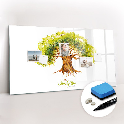 Tableau effaçable magnétique Arbre généalogique