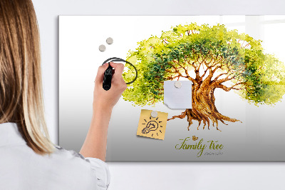 Tableau effaçable magnétique Arbre généalogique
