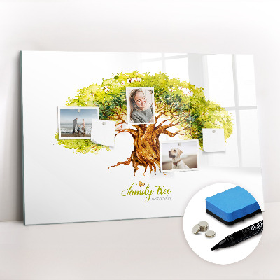 Tableau effaçable magnétique Arbre généalogique