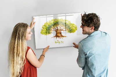 Tableau effaçable magnétique Arbre généalogique