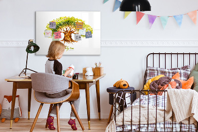 Tableau effaçable magnétique Arbre généalogique