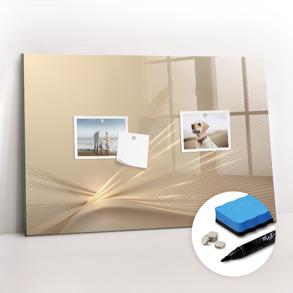 Tableau effaçable magnétique Lumière abstraite