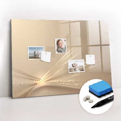 Tableau effaçable magnétique Lumière abstraite