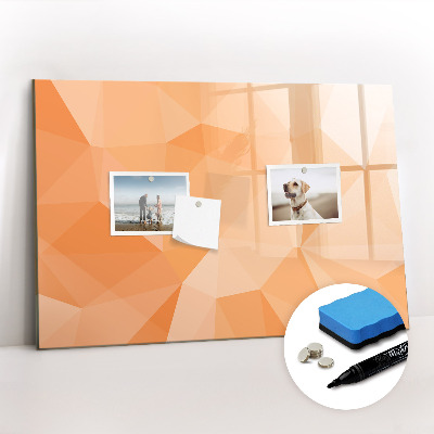 Tableau magnétique mural Triangles abstraits