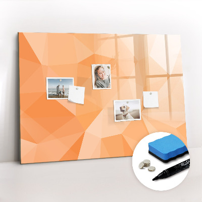 Tableau magnétique mural Triangles abstraits
