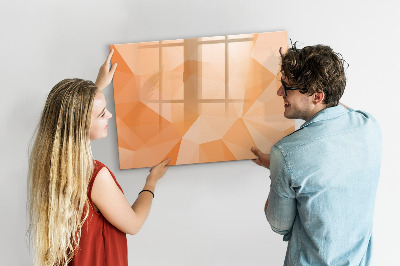Tableau magnétique mural Triangles abstraits