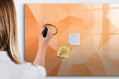 Tableau magnétique mural Triangles abstraits