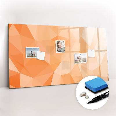 Tableau magnétique mural Triangles abstraits