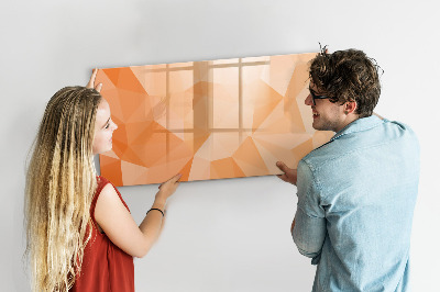 Tableau magnétique mural Triangles abstraits