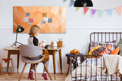 Tableau magnétique mural Triangles abstraits